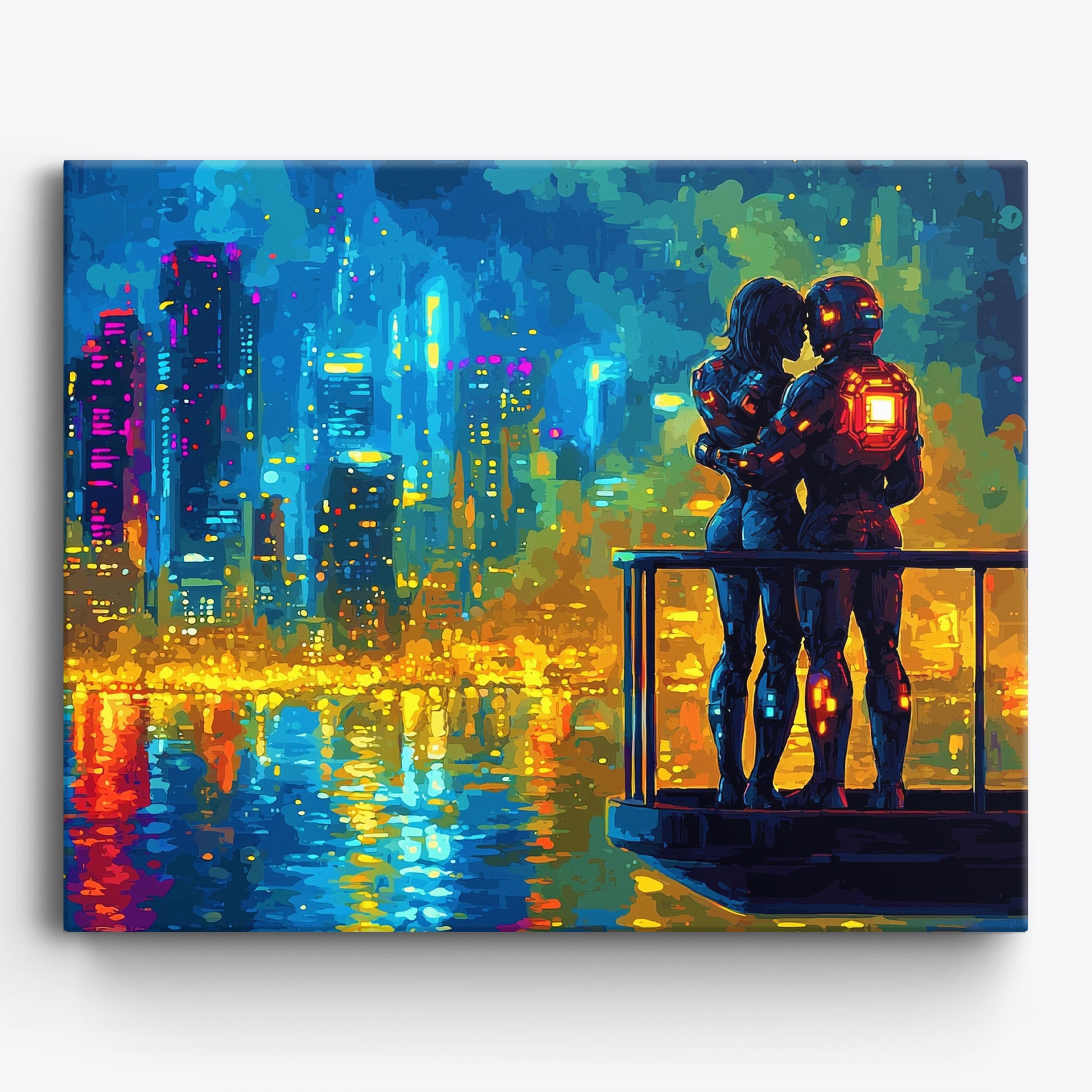City Lights No Frame / Regular (15.75"x19.7"/40x50cm)