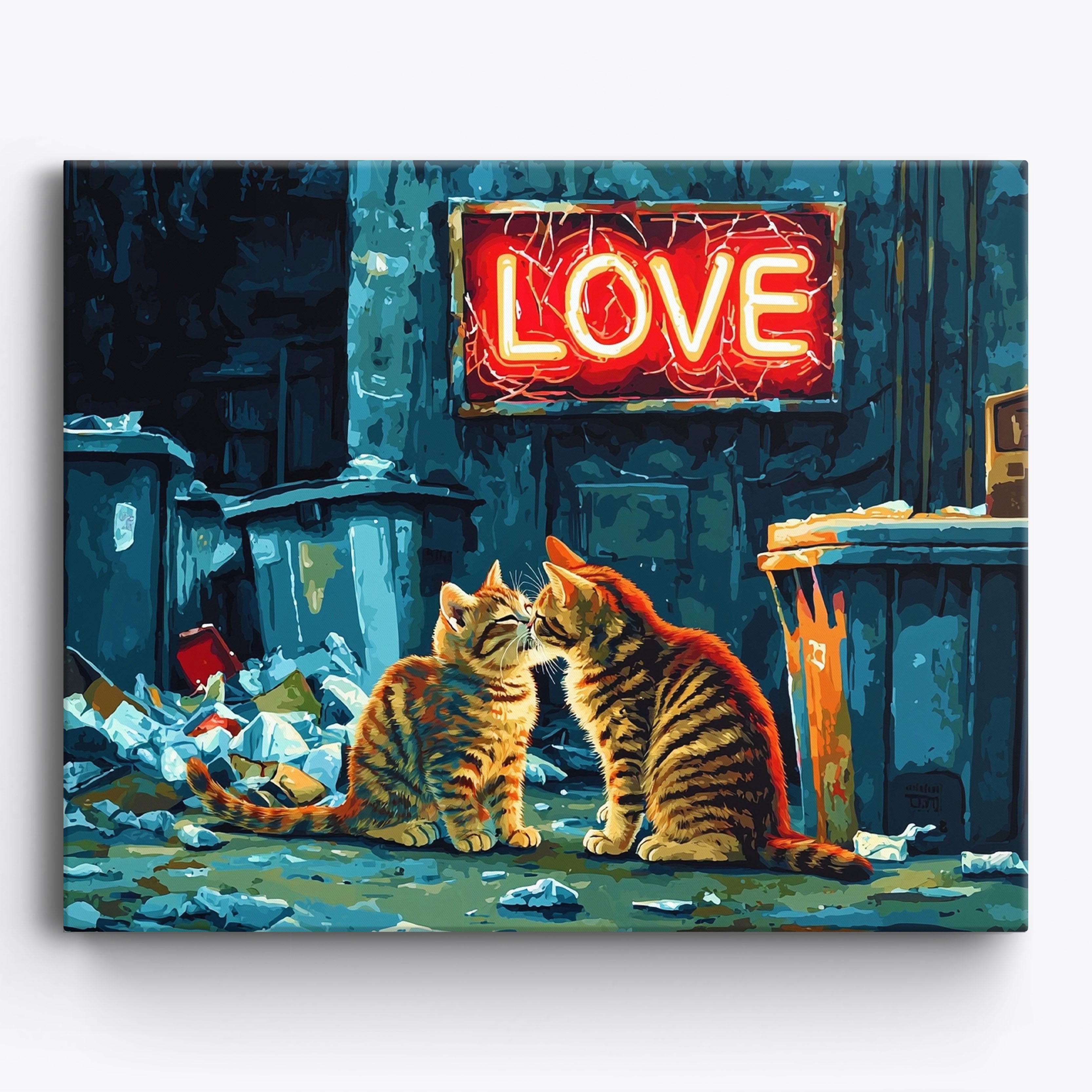 Cat Connection No Frame / Regular (15.75"x19.7"/40x50cm)