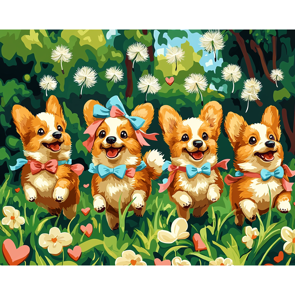 Corgi Garden Parade